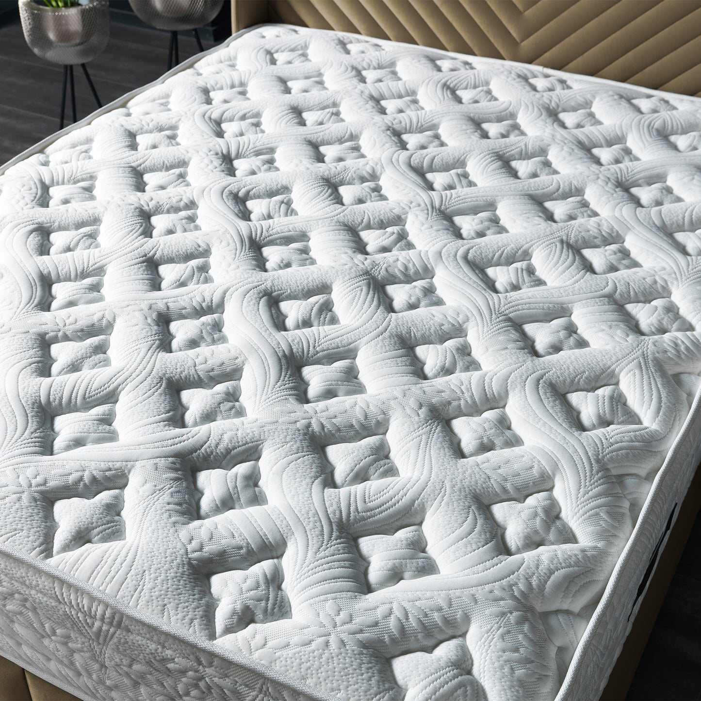 Boxspringbett Berre 180 x 200cm elegantes Boxspringbett für luxuriösen Schlafkomfort