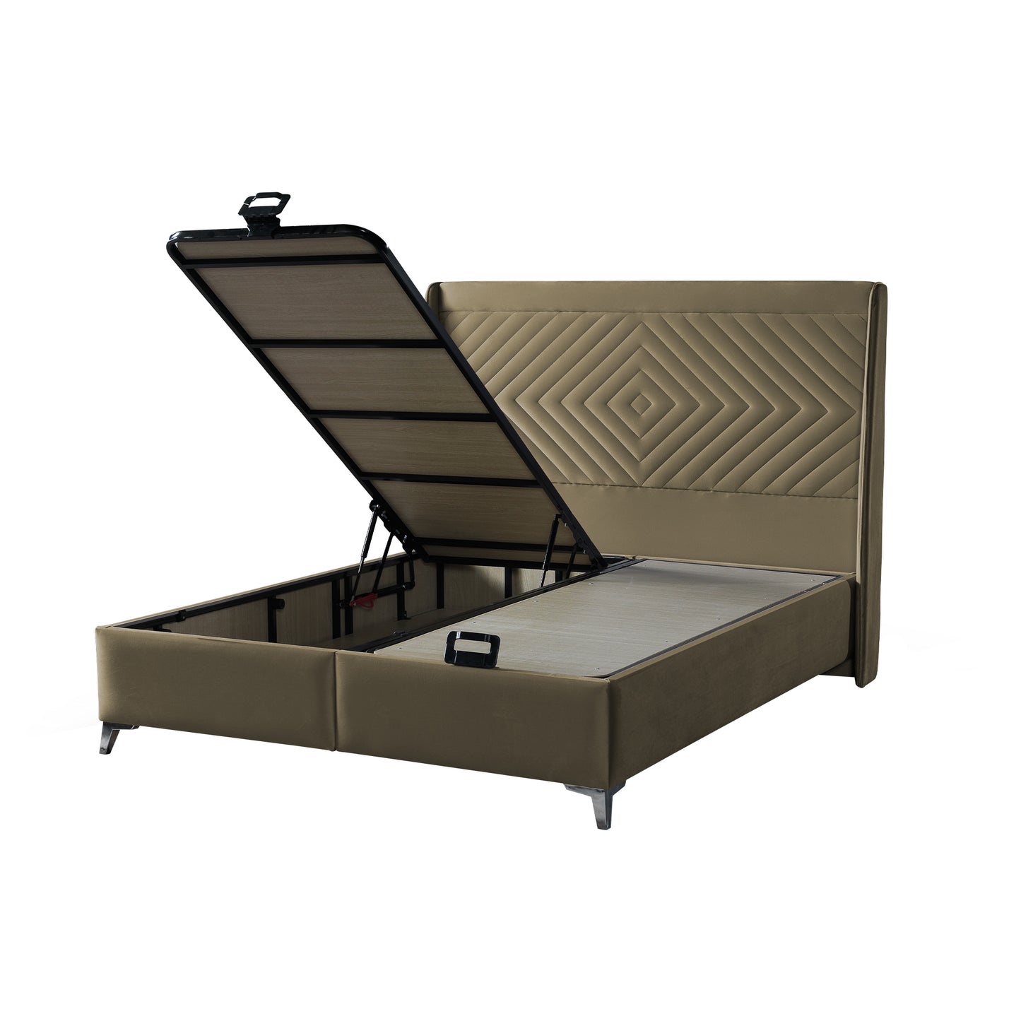 Boxspringbett Berre 180 x 200cm elegantes Boxspringbett für luxuriösen Schlafkomfort